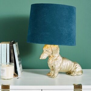 Anthropologie Dasher Dog Table Lamp - Dachshund - New!